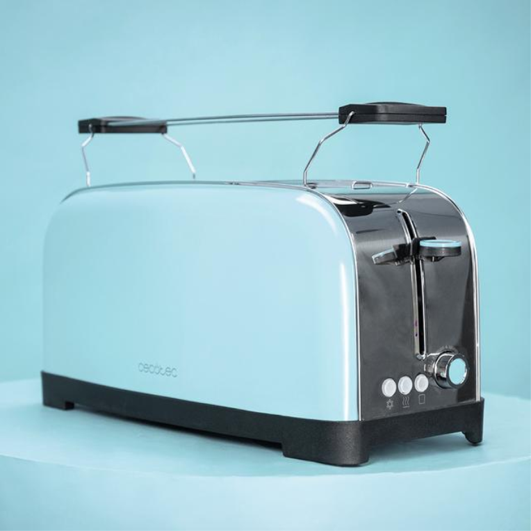 TOSTADOR CECOTEC 04817 TOASTIN TIME 850 BLUE - detalle