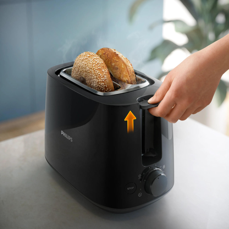 TOSTADORA PHILIPS HD2581/90 900W NEGRO - detalle