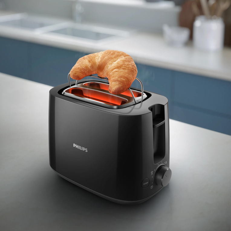 TOSTADORA PHILIPS HD2581/90 900W NEGRO - detalle
