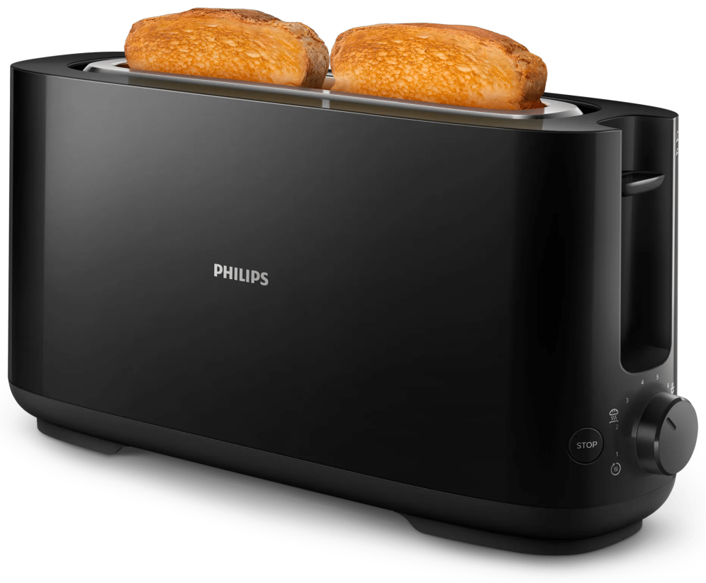 TOSTADORA PHILIPS HD2590/90 1030W NEGRO