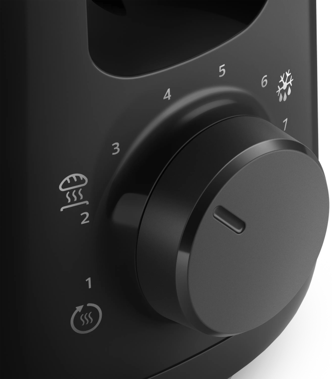 TOSTADORA PHILIPS HD2590/90 1030W NEGRO - detalle