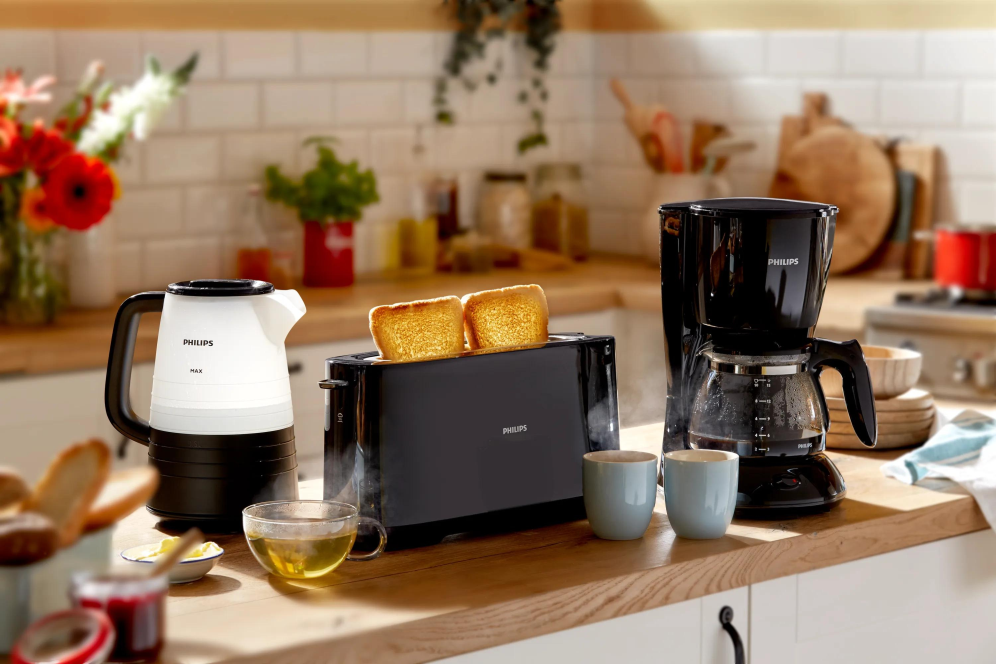 TOSTADORA PHILIPS HD2590/90 1030W NEGRO - detalle