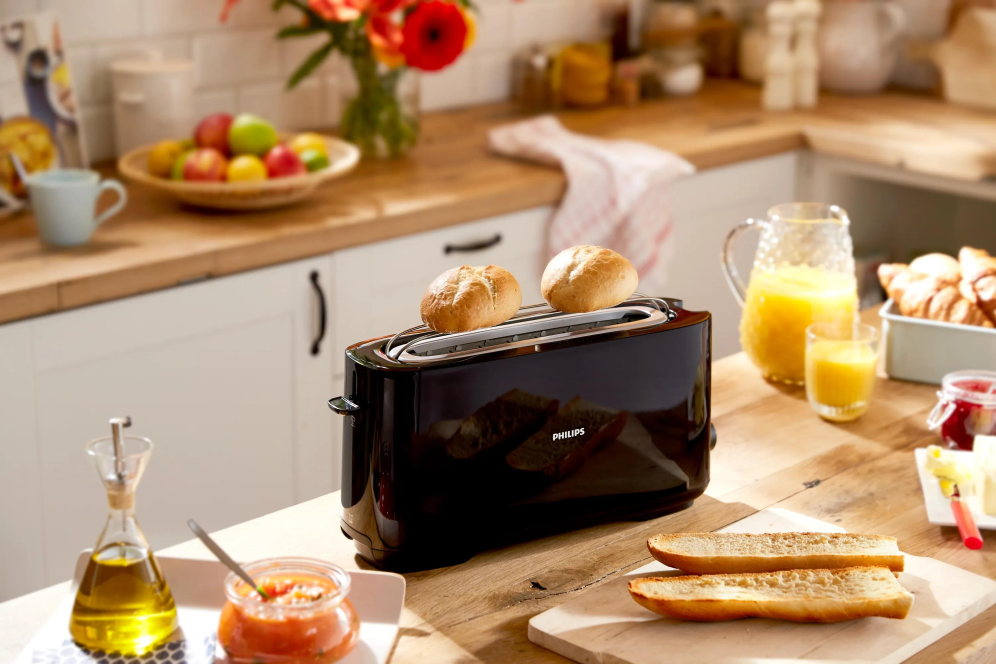 TOSTADORA PHILIPS HD2590/90 1030W NEGRO - detalle