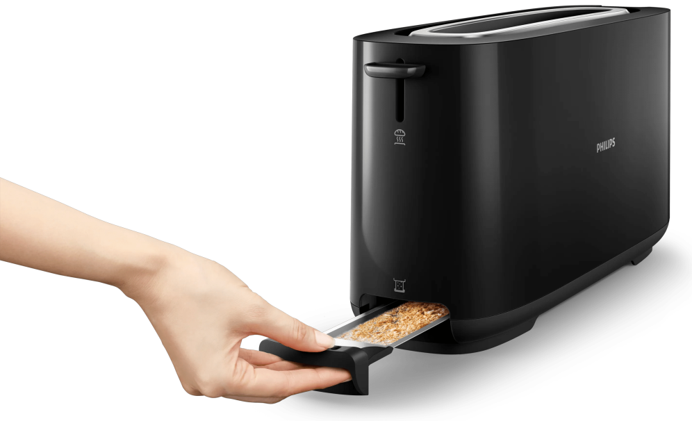 TOSTADORA PHILIPS HD2590/90 1030W NEGRO - detalle