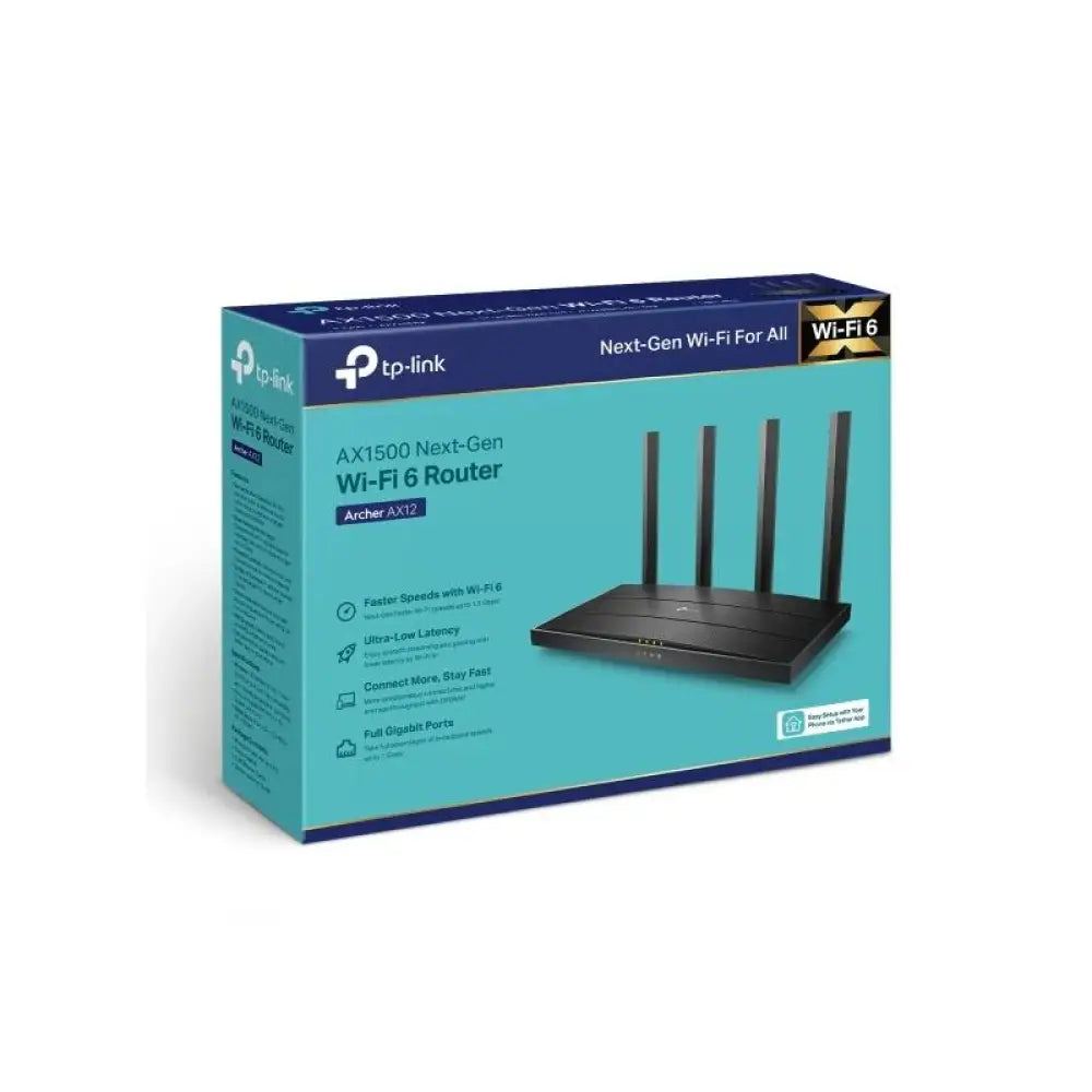 TP-Link Archer AX12 Router WiFi6 AX1500 1xGb WAN - detalle
