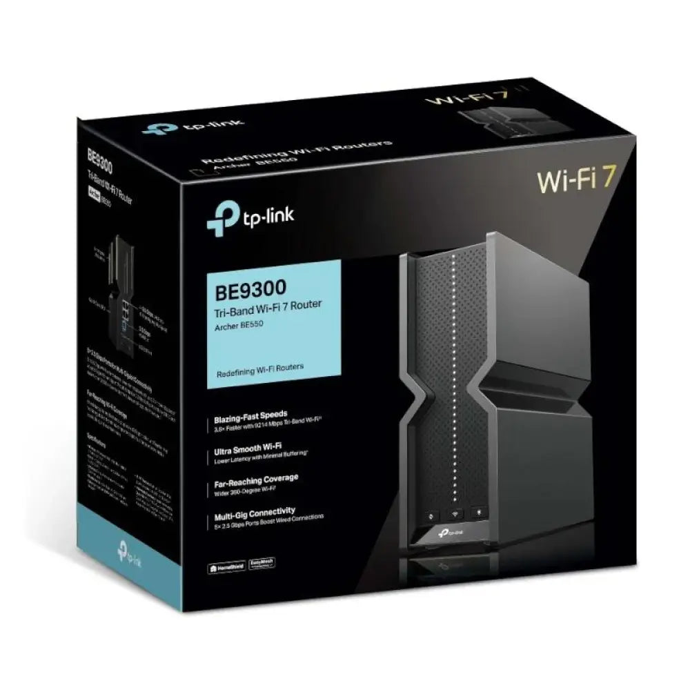 TP-Link  Archer BE550 Router WiFi7 BE9300 1xWAN - detalle