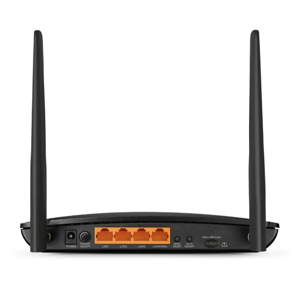 TP-Link Archer MR500 router inalámbrico Gigabit Ethernet Doble banda (2.4 GHz / 5 GHz) 4G Negro - detalle
