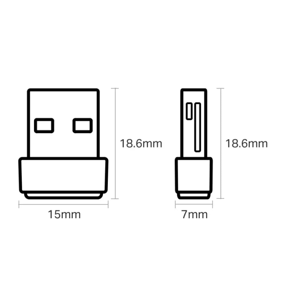 TP-Link Archer T2U Nano 433 Mbit/s - detalle
