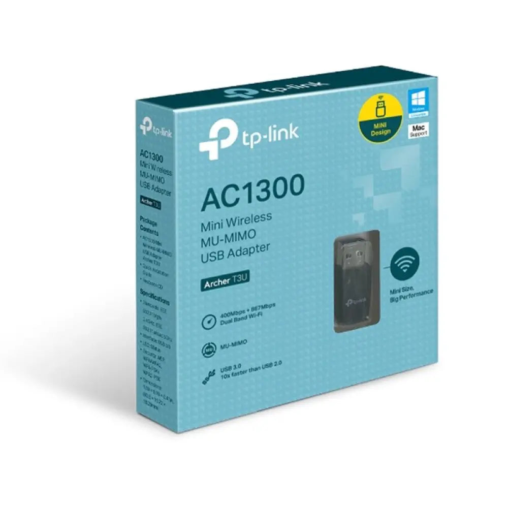 TP-Link Archer T3U Mini Adaptador USB WiFi AC1300 - detalle