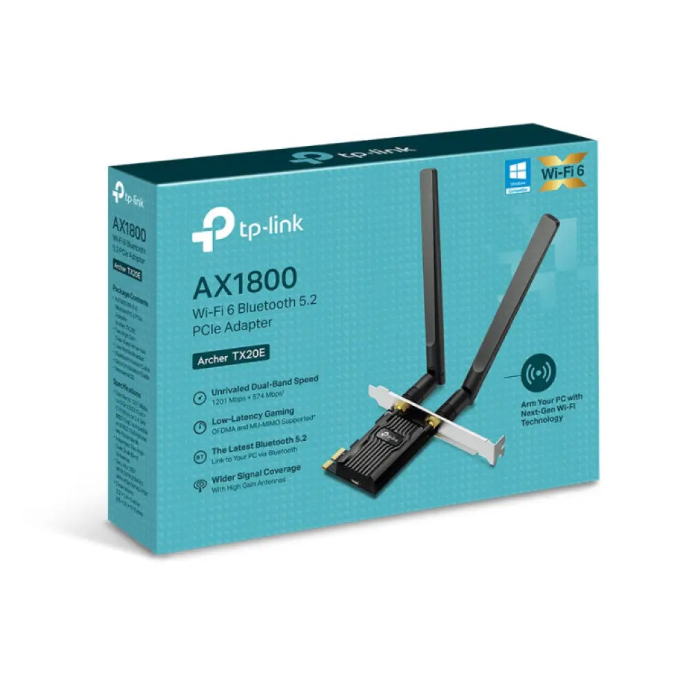 TP-Link Archer TX20E Interno WLAN / Bluetooth 1800 Mbit/s - detalle