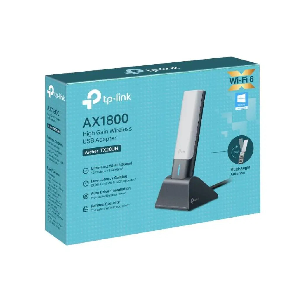 TP-Link Archer TX20UH Adaptador USB WiFi6 AX1800 - detalle