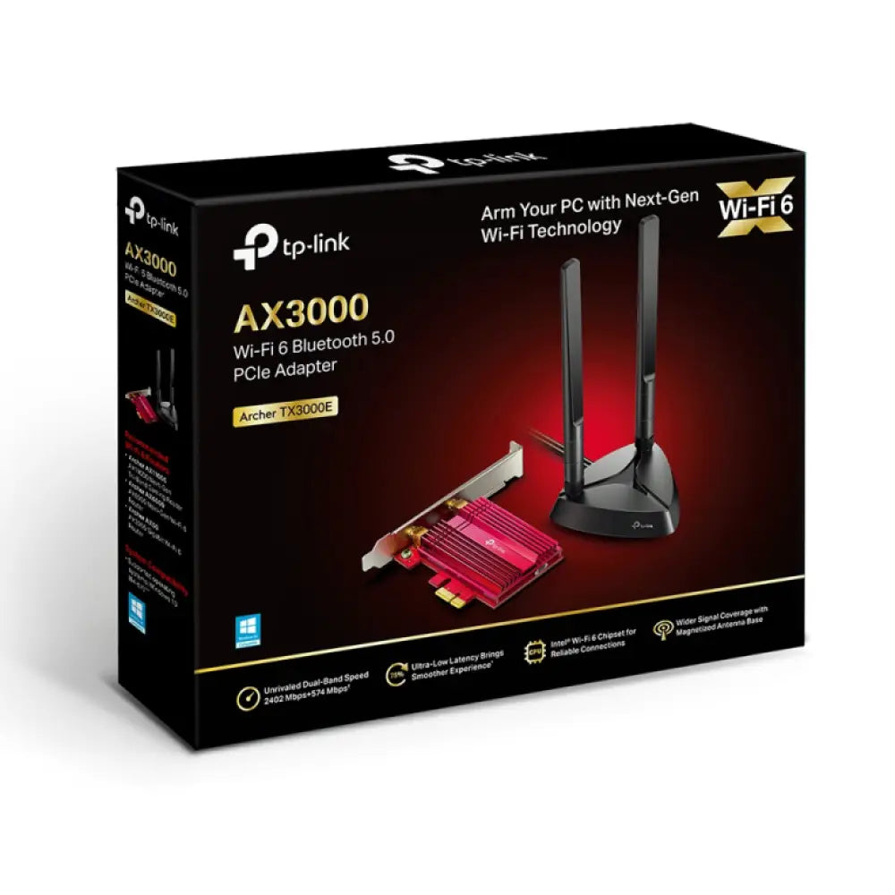 TP-Link Archer TX3000E Interno WLAN / Bluetooth 2402 Mbit/s - detalle