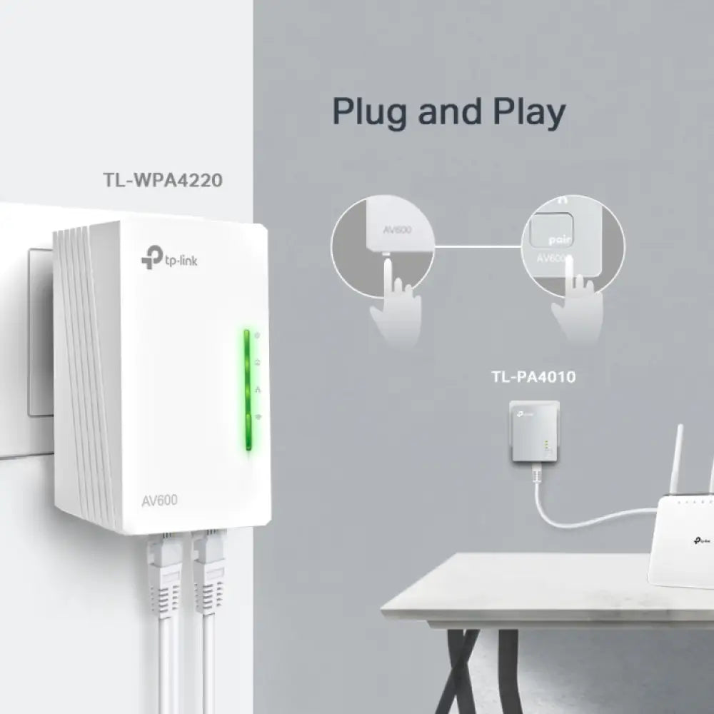 TP-Link AV600 600 Mbit/s Ethernet Wifi Blanco 1 pieza(s) - detalle