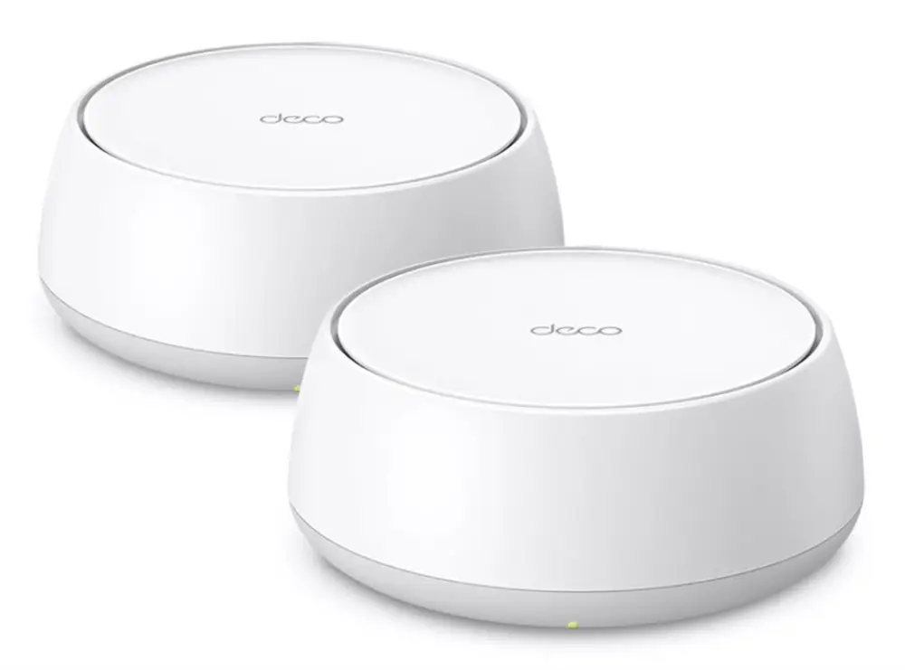 Sistema Wi-Fi en malla TP-Link DECO BE25 2-pack, doble banda Wi-Fi 7, extensores de cobertura en color blanco para interior