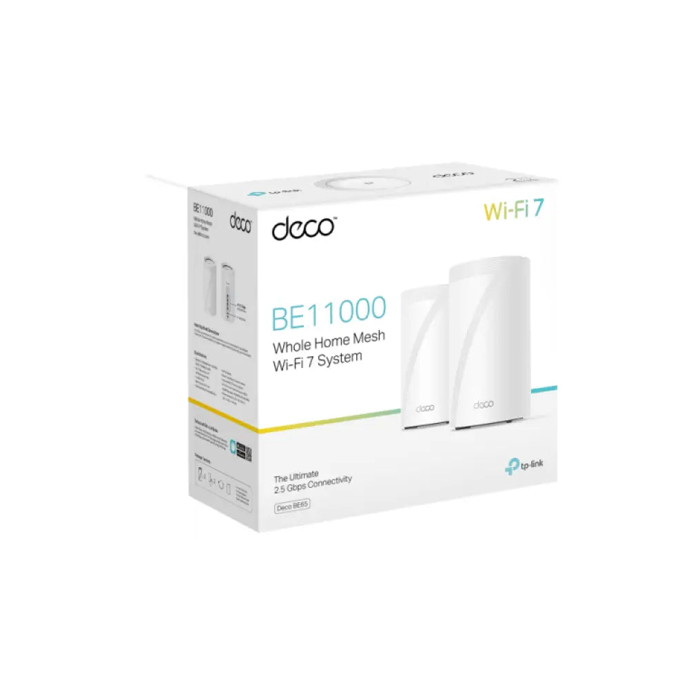 TP-Link Deco BE65 Tribanda (2.4 GHz / 5 GHz / 6 GHz) Wi-Fi 7 (802.11be) Blanco 4 Interno - detalle