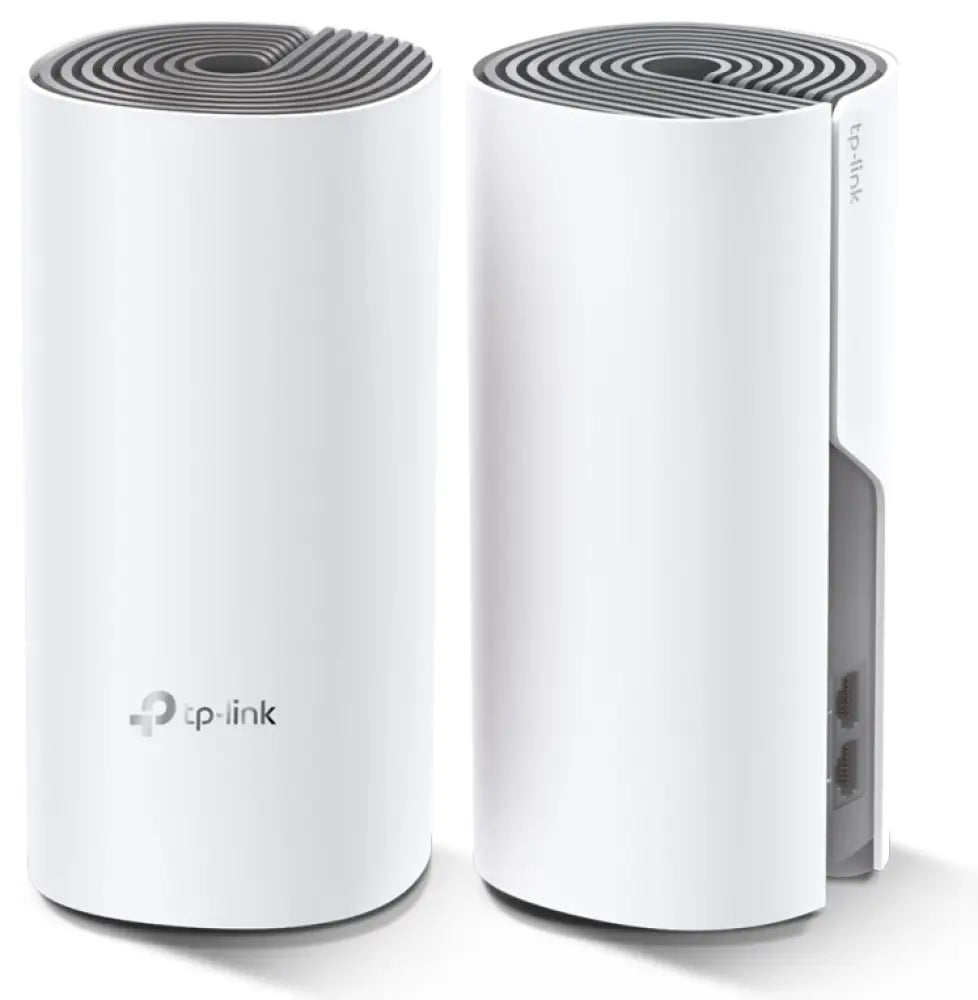 TP-Link Deco E4 (2-pack) Doble banda (2.4 GHz / 5 GHz) Wi-Fi 5 (802.11ac) Blanco. Gris Interno - detalle