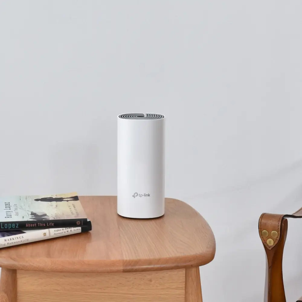 TP-Link Deco E4 (2-pack) Doble banda (2.4 GHz / 5 GHz) Wi-Fi 5 (802.11ac) Blanco. Gris Interno - detalle