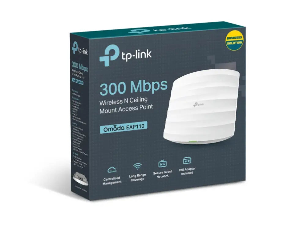 TP-Link EAP110 punto de acceso inalámbrico 300 Mbit/s Blanco Energía sobre Ethernet (PoE) - detalle