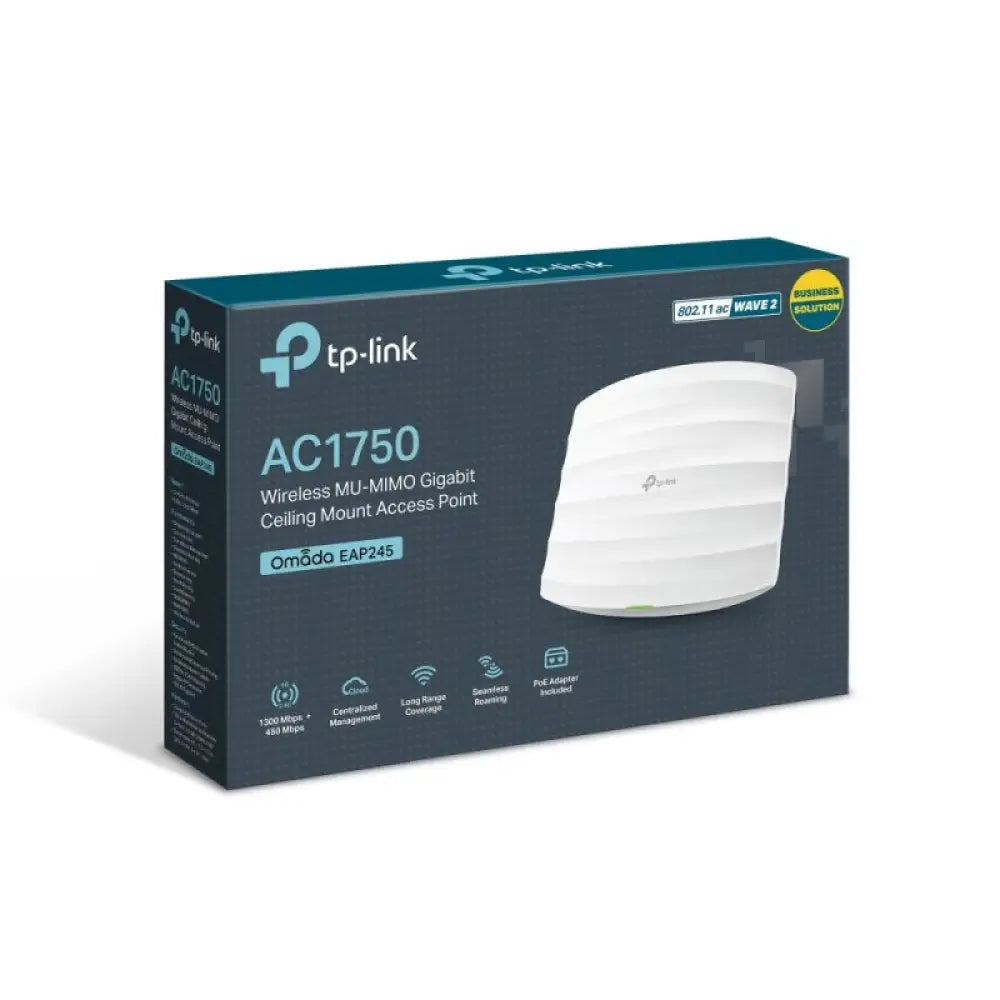 TP-LINK EAP245 Punto Acceso AC1750 Dual Band PoE - detalle