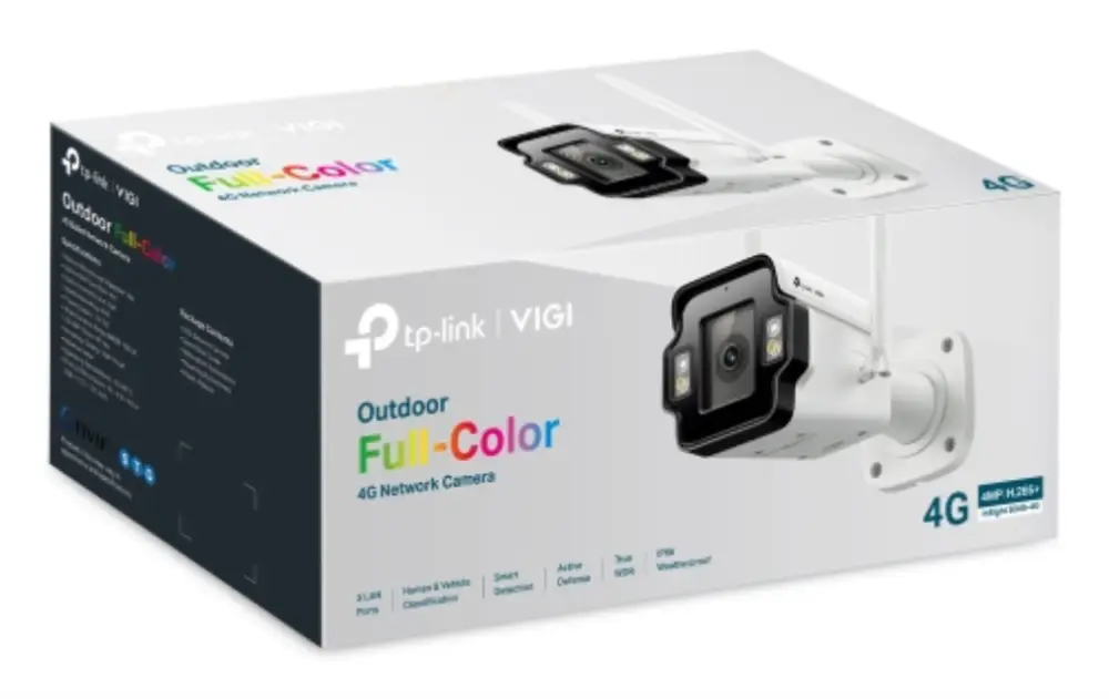 TP-Link INSIGHT S345-4G Bala (forma) Cámara de seguridad IP Exterior 2688 x 1520 Pixeles Pared - detalle