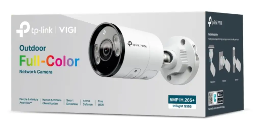 TP-Link INSIGHT S355 Bala (forma) Cámara de seguridad IP Exterior 2880 x 1620 Pixeles Pared - detalle