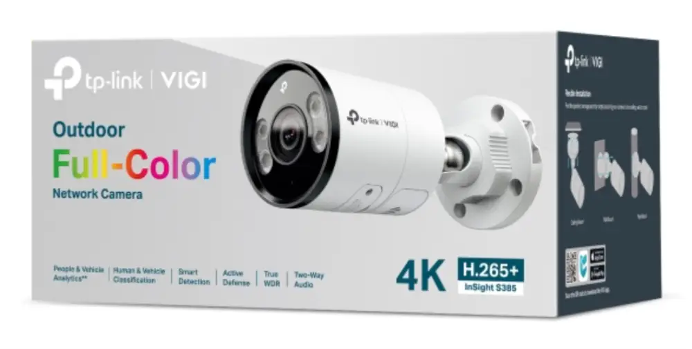 TP-Link INSIGHT S385 Bala (forma) Cámara de seguridad IP Exterior 3840 x 2160 Pixeles Pared - detalle