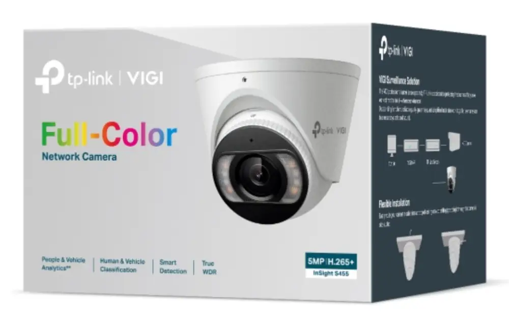 TP-Link INSIGHT S455 Torreta Cámara de seguridad IP Exterior 2880 x 1620 Pixeles Techo - detalle