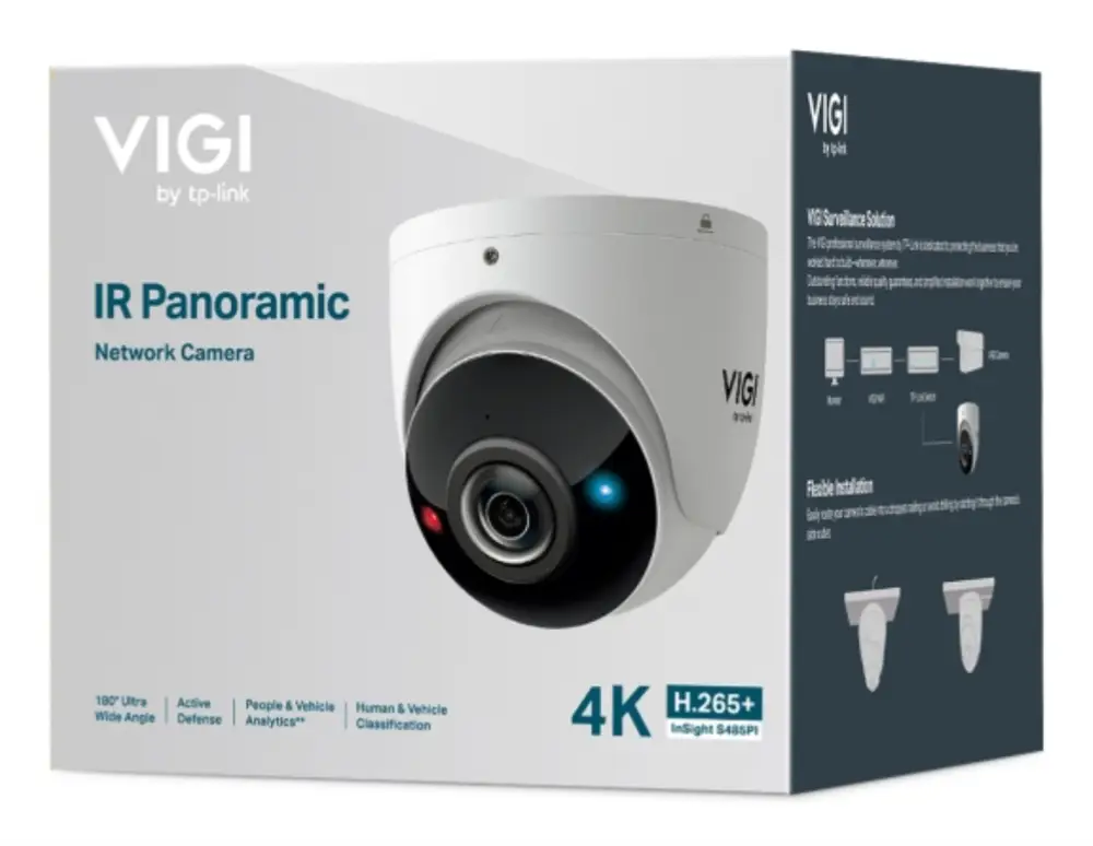 TP-Link InSight S485PI Torreta Cámara de seguridad IP Exterior 3840 x 2160 Pixeles Pared - detalle