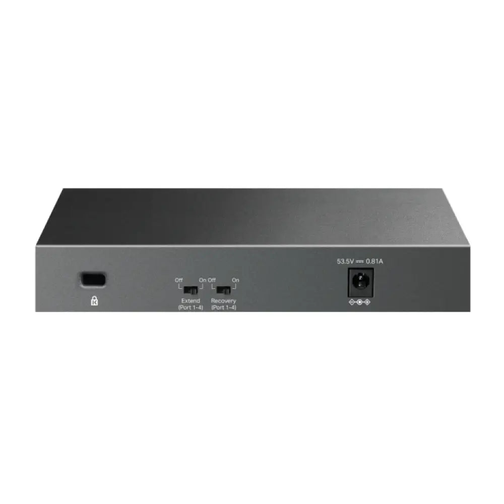TP-Link LiteWave LS106LP switch No administrado Fast Ethernet (10/100) Energía sobre Ethernet (PoE) Negro - detalle