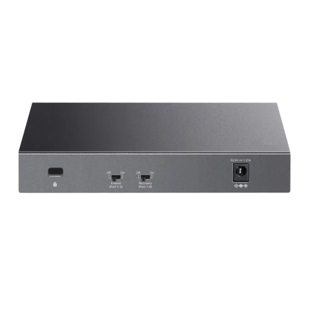TP-Link LiteWave LS108GP switch No administrado Gigabit Ethernet (10/100/1000) Energía sobre Ethernet (PoE) Negro - detalle