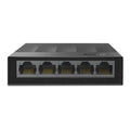 Interruptor sobremesa TP-LINK LS1005G con 5 puertos Gigabit Ethernet, compacto y ideal para conexiones de red domésticas y de oficina.