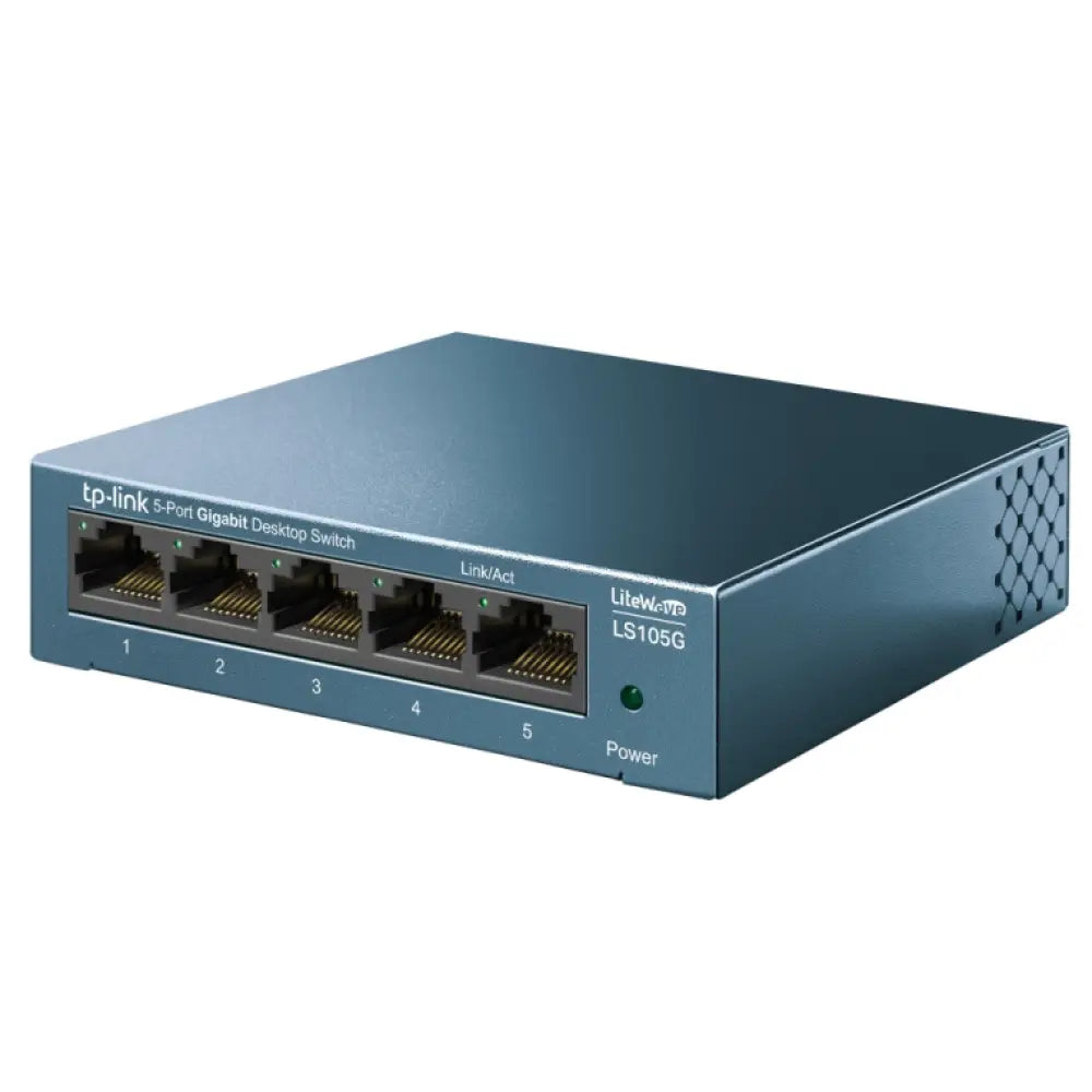 TP-Link LS105G No administrado Gigabit Ethernet (10/100/1000) Azul - detalle