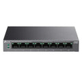 Interruptor TP-Link LS108GP con 8 puertos Gb y PoE+ 62W, switch de sobremesa para redes confiables y eficientes.