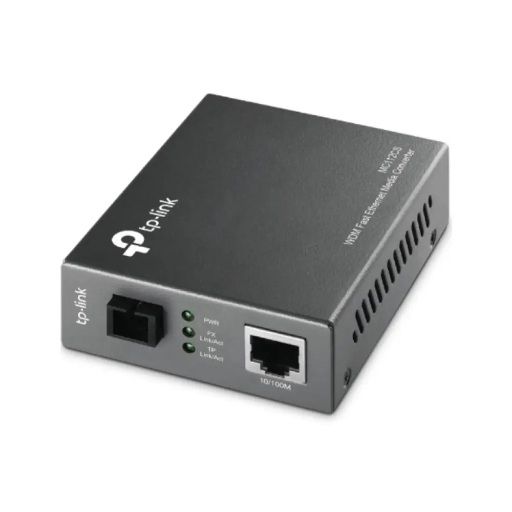TP-Link MC112CS convertidor de medio 1000 Mbit/s 1550 nm Negro - detalle