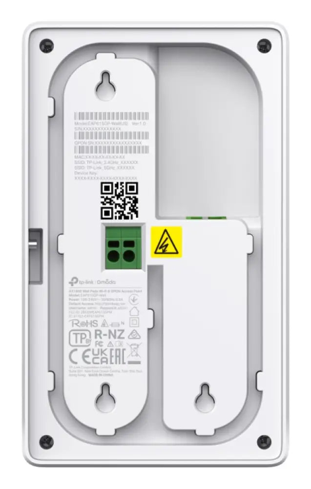 TP-Link Omada EAP625GP-WALL punto de acceso inalámbrico 1201 Mbit/s Blanco Energía sobre Ethernet (PoE) - detalle