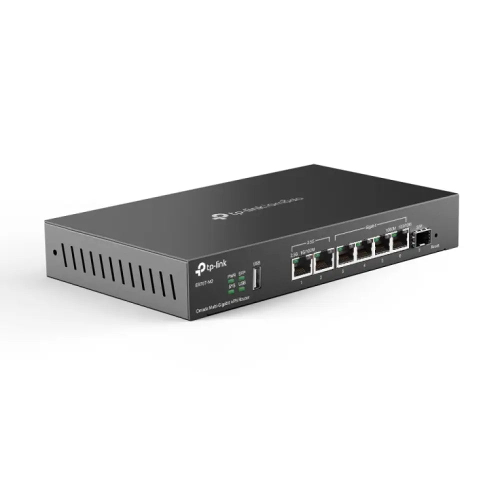 TP-Link Omada ER707-M2 router 2.5 Gigabit Ethernet. Ethernet rápido. Gigabit Ethernet Negro - detalle