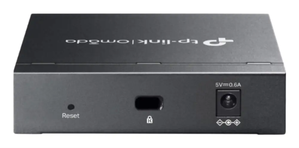 TP-Link Omada ES205G switch Gestionado Gigabit Ethernet (10/100/1000) Negro - detalle