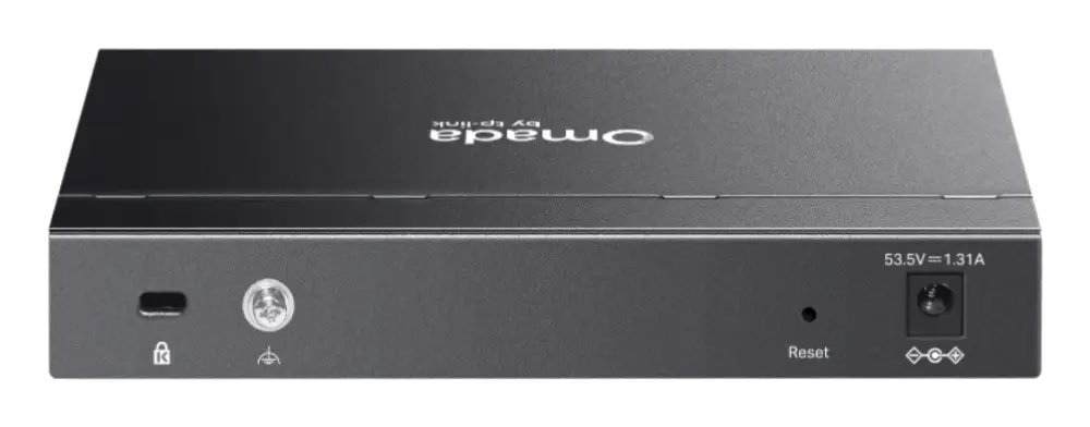 TP-Link Omada ES208GP switch Gestionado L2 Gigabit Ethernet (10/100/1000) Energía sobre Ethernet (PoE) DIN rail Negro - detalle