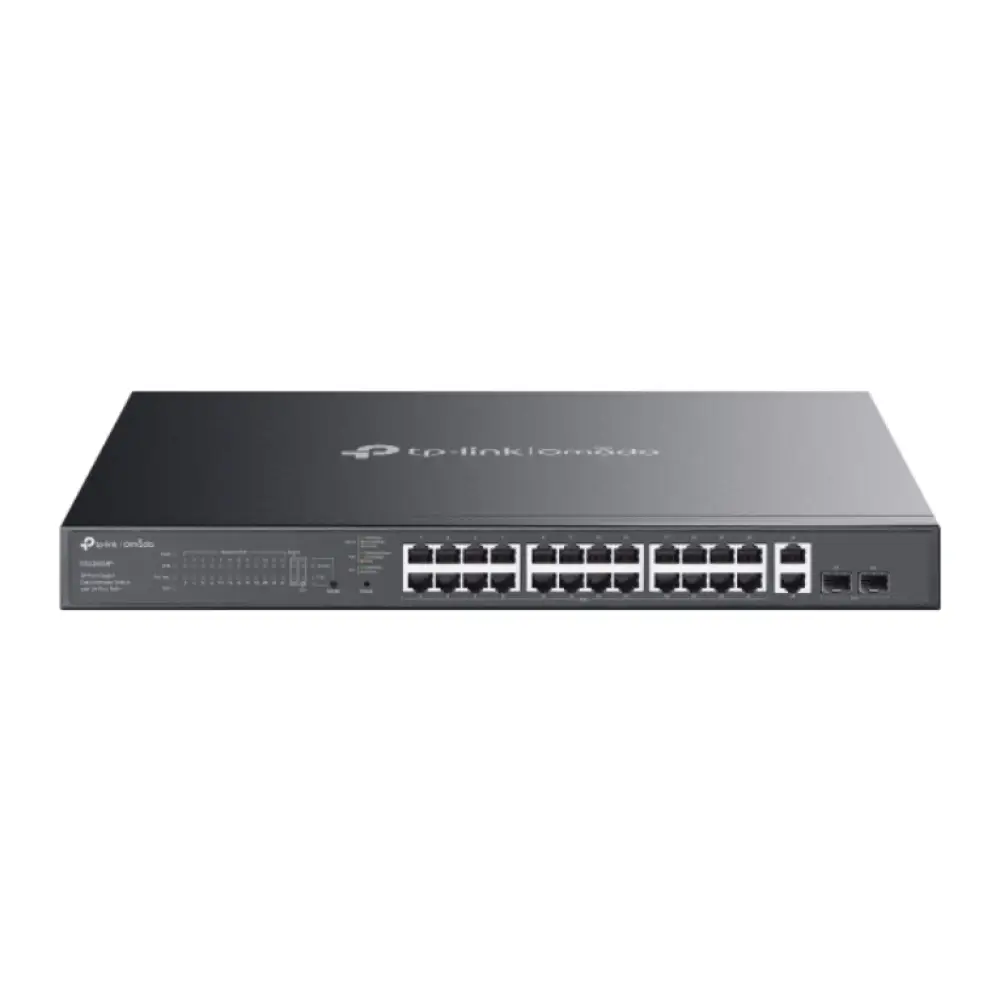 TP-Link Omada ES228GMP switch Gestionado L2 Gigabit Ethernet (10/100/1000) Energía sobre Ethernet (PoE) Negro - detalle
