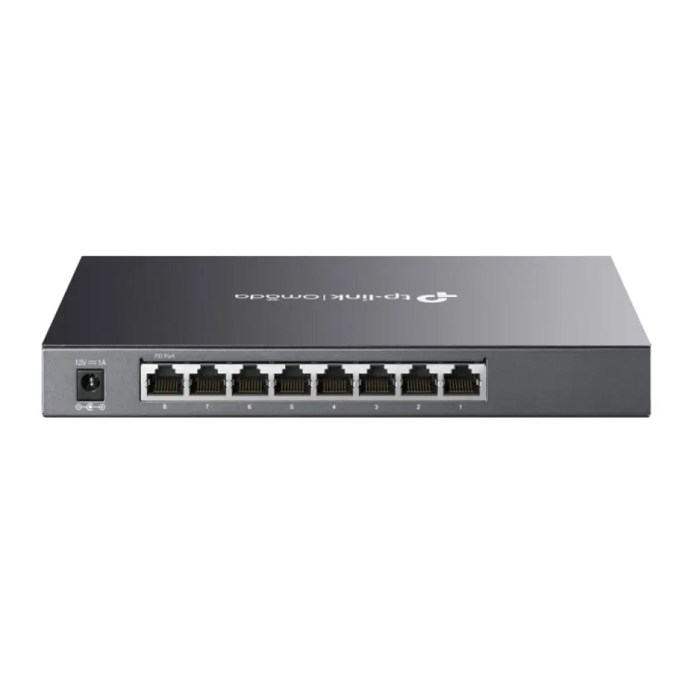 TP-Link Omada SG2008 switch Gestionado L2/L2+ Gigabit Ethernet (10/100/1000) Negro - detalle