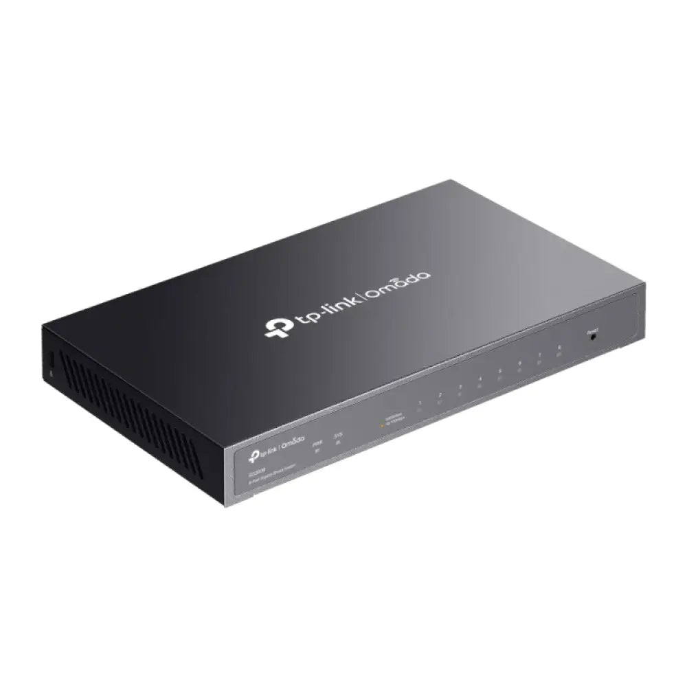 TP-Link Omada SG2008 switch Gestionado L2/L2+ Gigabit Ethernet (10/100/1000) Negro - detalle