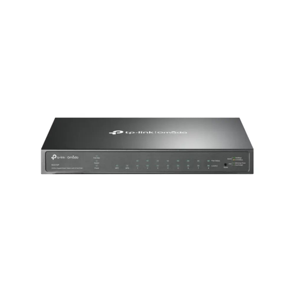 TP-Link Omada SG2210P switch Gestionado L2/L2+ Gigabit Ethernet (10/100/1000) Energía sobre Ethernet (PoE) Negro - detalle