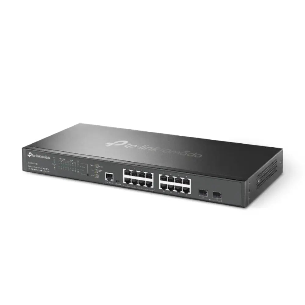 TP-Link Omada SG3218XP-M2 switch Gestionado L2+ 2.5G Ethernet (100/1000/2500) Energía sobre Ethernet (PoE) 1U Negro - detalle