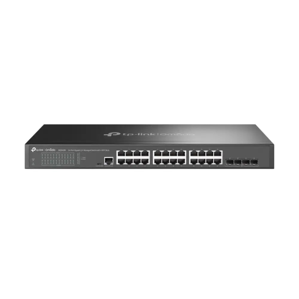 TP-Link Omada SG3428 switch Gestionado L2/L3 Gigabit Ethernet (10/100/1000) 1U Negro - detalle