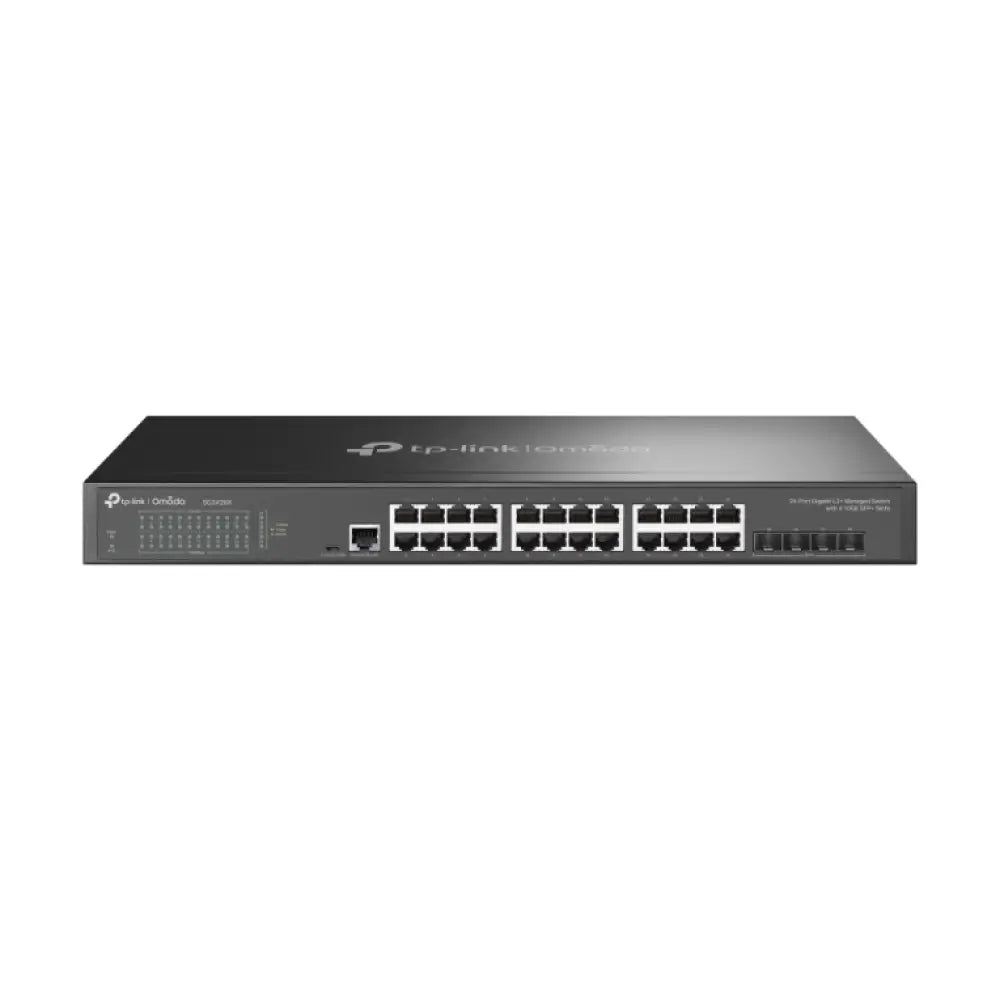 TP-Link Omada SG3428X switch Gestionado L2+/L3 Gigabit Ethernet (10/100/1000) 1U Negro - detalle