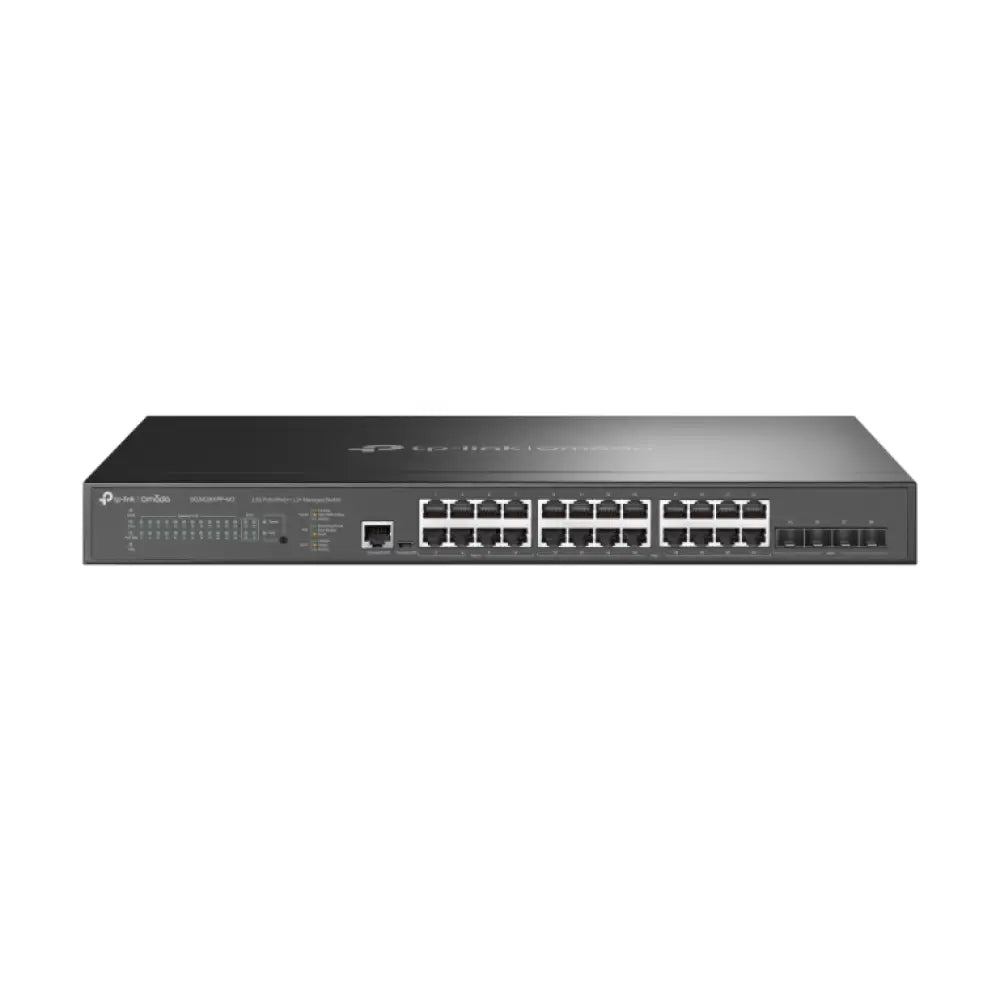 TP-Link Omada SG3428XPP-M2 switch Gestionado L2+ 2.5G Ethernet (100/1000/2500) Energía sobre Ethernet (PoE) 1U Negro - detalle