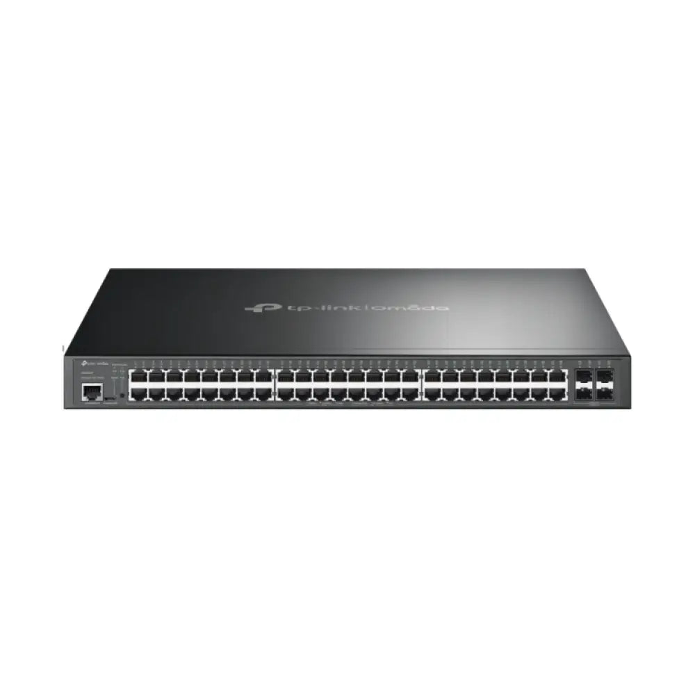 TP-Link Omada SG3452P switch Gestionado L2/L3 Gigabit Ethernet (10/100/1000) Energía sobre Ethernet (PoE) 1U Negro - detalle