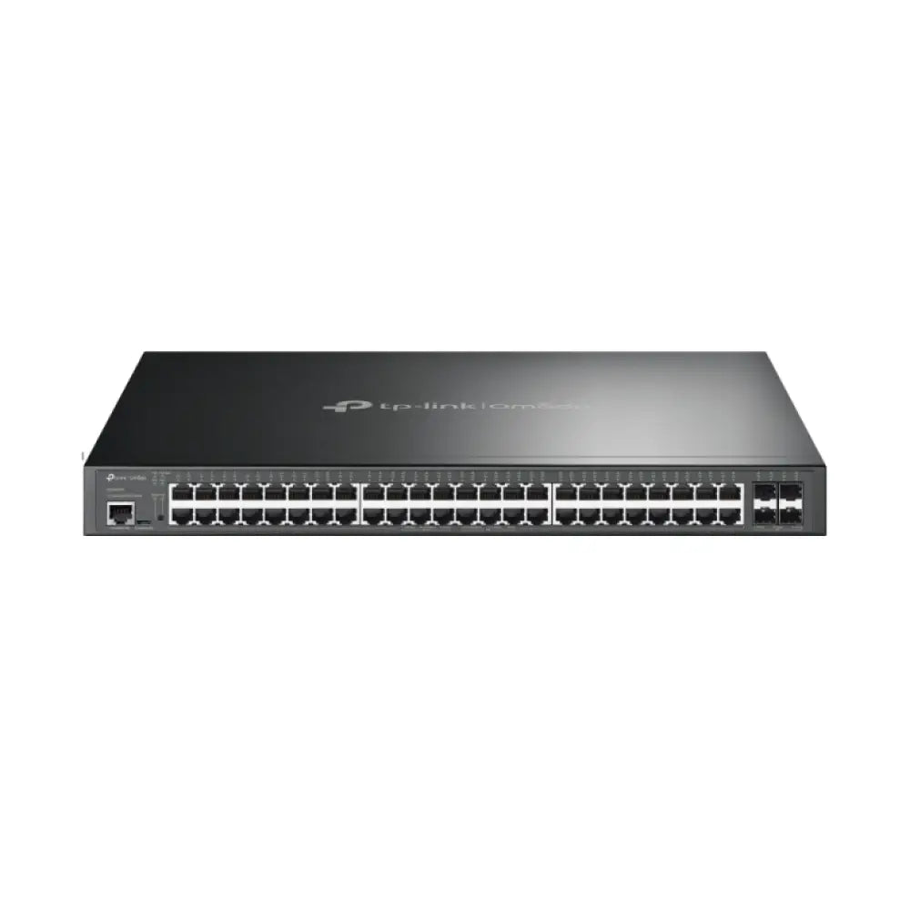 TP-Link Omada SG3452XP switch Gestionado L2+ Gigabit Ethernet (10/100/1000) Energía sobre Ethernet (PoE) 1U Negro - detalle