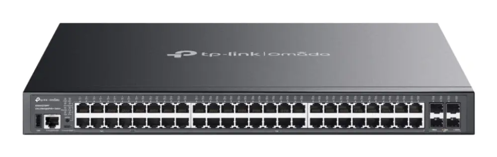 TP-Link Omada SG5452XMPP switch Gestionado L3 Gigabit Ethernet (10/100/1000) Energía sobre Ethernet (PoE) Negro - detalle