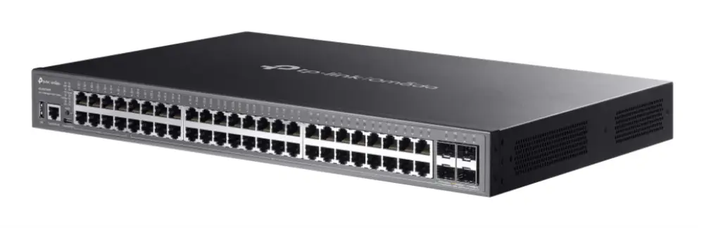 TP-Link Omada SG5452XMPP switch Gestionado L3 Gigabit Ethernet (10/100/1000) Energía sobre Ethernet (PoE) Negro - detalle